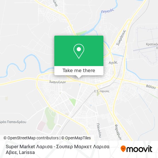 Super Market Λαρισα - Σουπερ Μαρκετ Λαρισα Αβεε map