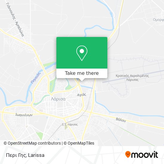 Περι Γης map