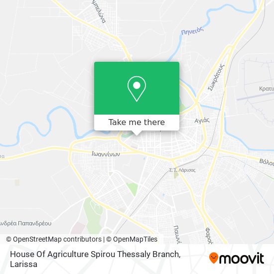 House Of Agriculture Spirou Thessaly Branch map