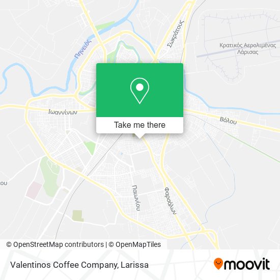Valentinos Coffee Company map