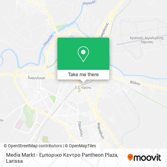 Media Markt - Εμπορικο Κεντρο Pantheon Plaza map