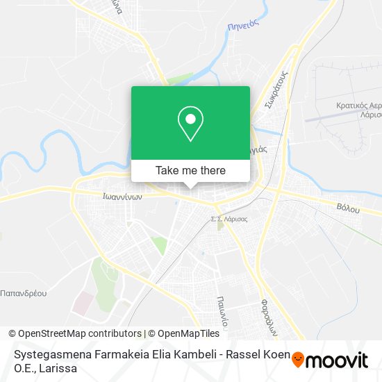 Systegasmena Farmakeia Elia Kambeli - Rassel Koen O.E. map