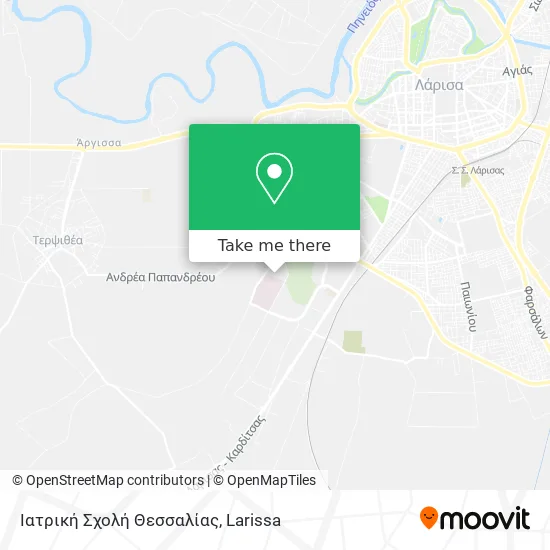 Ιατρική Σχολή Θεσσαλίας map