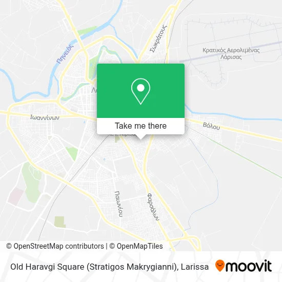 Old Haravgi Square (Stratigos Makrygianni) map