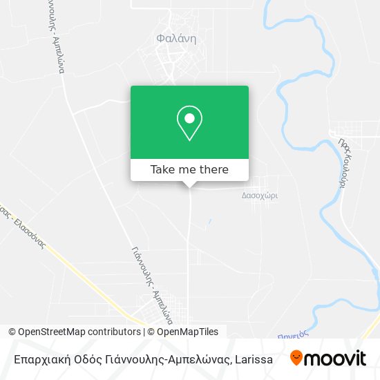 Επαρχιακή Οδός Γιάννουλης-Αμπελώνας map