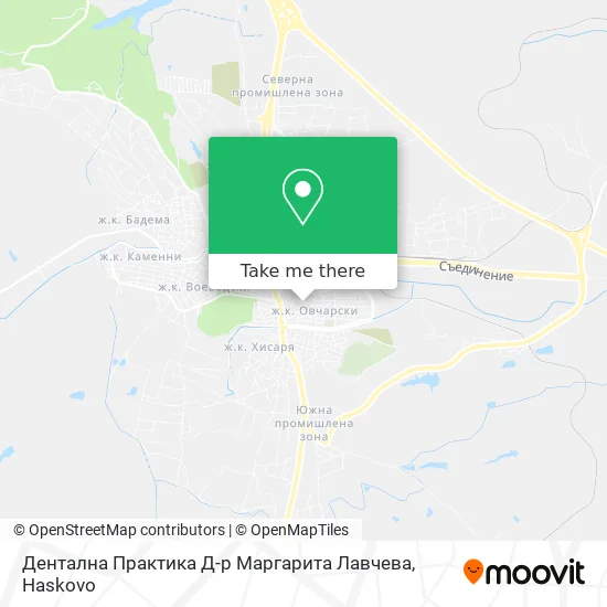 Карта Дентална Практика Д-р Маргарита Лавчева