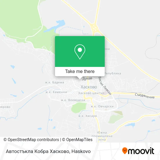 Карта Автостъкла Кобра Хасково