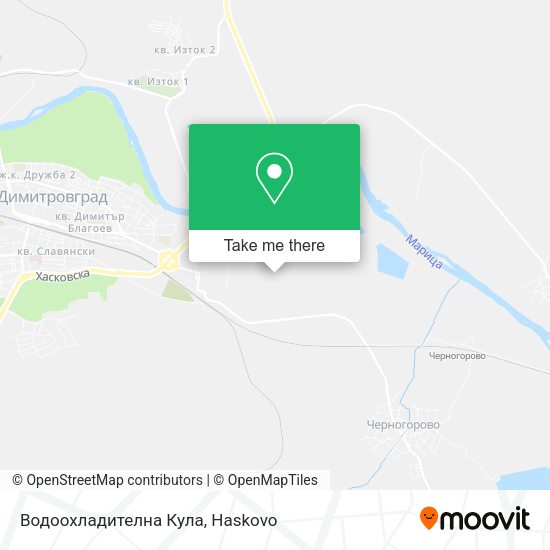 Карта Водоохладителна Кула