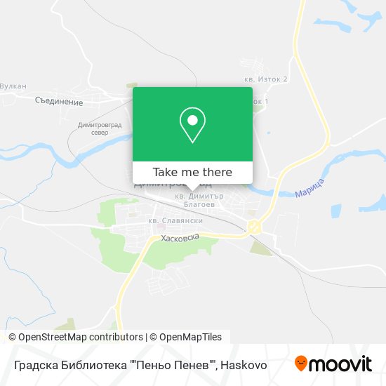 Градска Библиотека ""Пеньо Пенев"" map