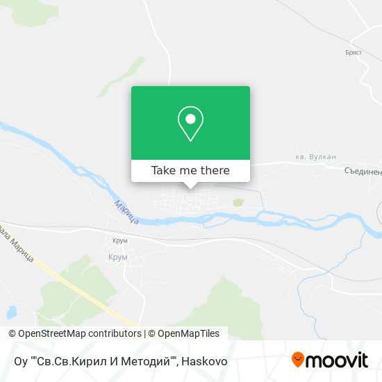 Оу ""Св.Св.Кирил И Методий"" map