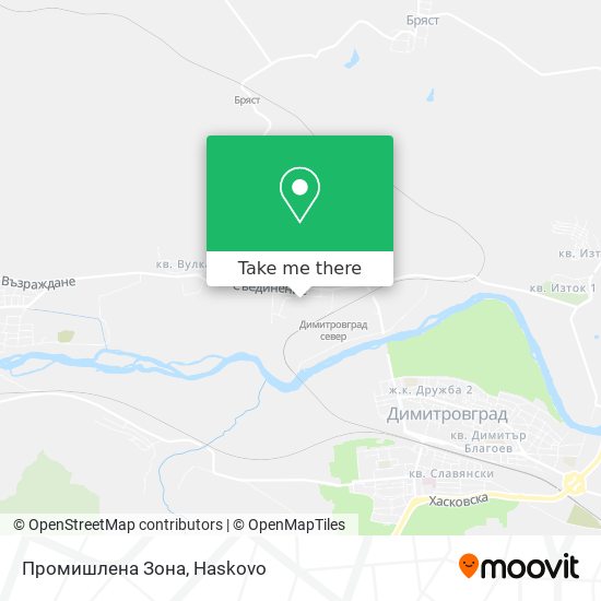 Карта Промишлена Зона