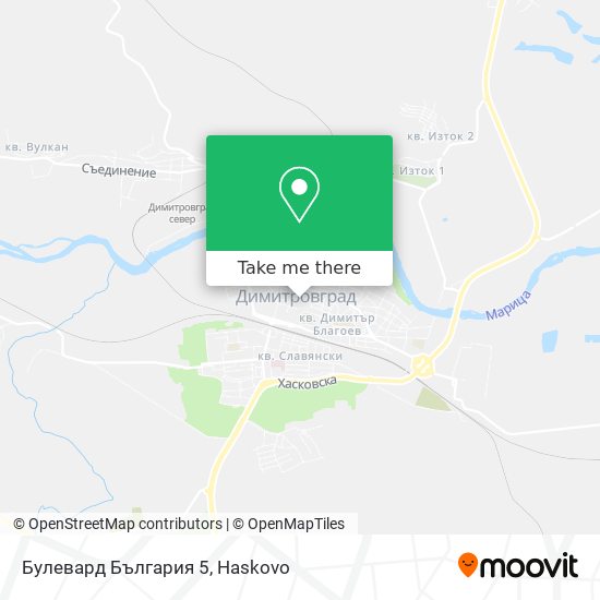 Карта Булевард България 5