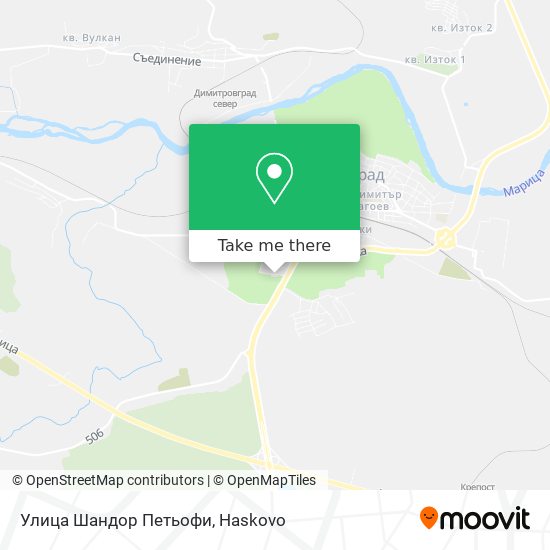 Улица Шандор Петьофи map