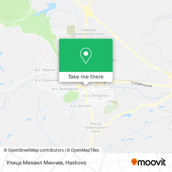 Карта Улица Михаил Минчев