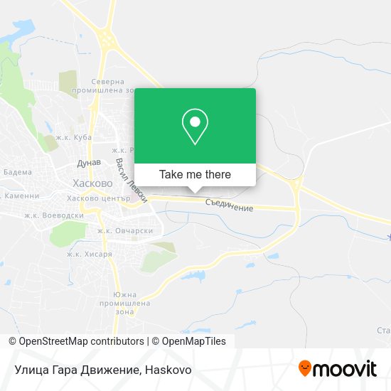 Карта Улица Гара Движение