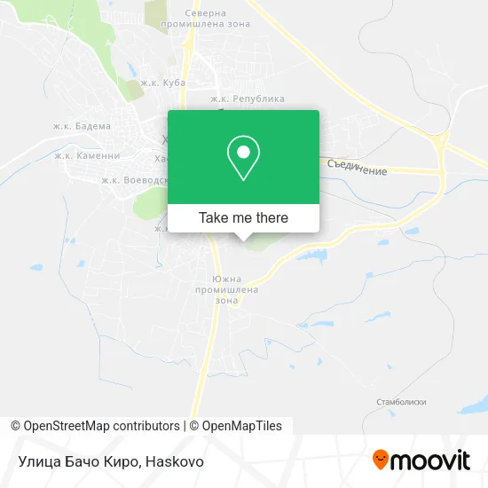 Карта Улица Бачо Киро
