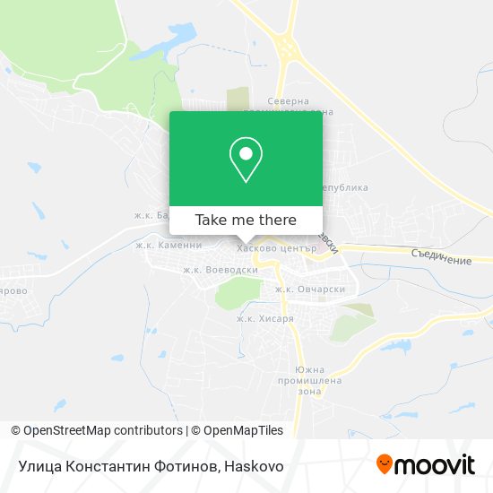 Улица Константин Фотинов map