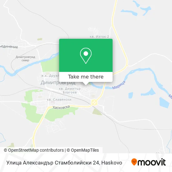 Карта Улица Александър Стамболийски 24