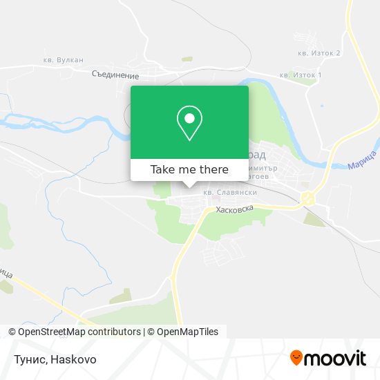 Тунис map
