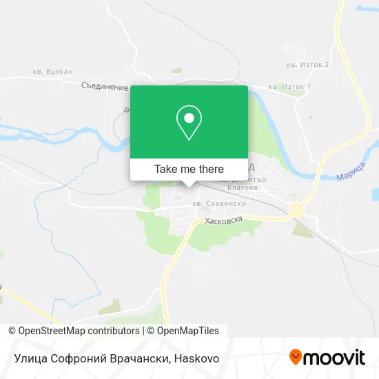 Карта Улица Софроний Врачански