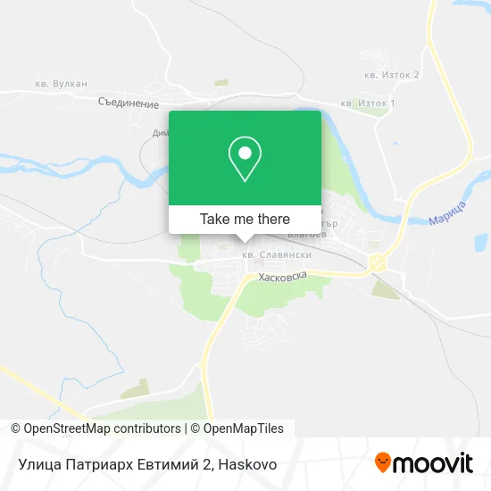 Карта Улица Патриарх Евтимий 2