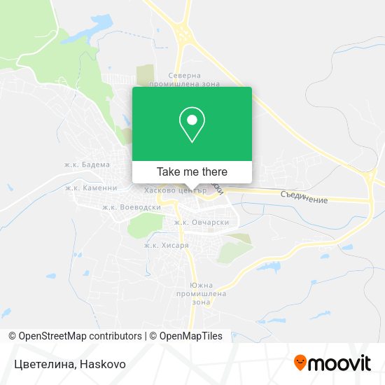 Карта Цветелина