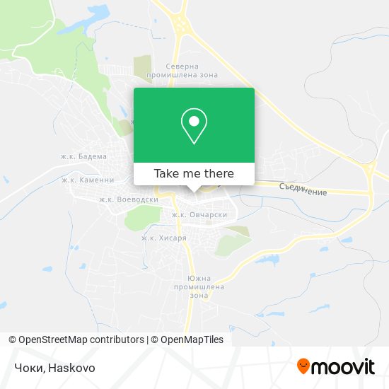 Чоки map