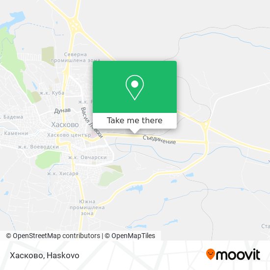 Хасково map