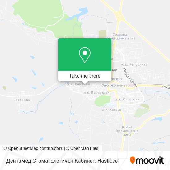 Карта Дентамед Стоматологичен Кабинет