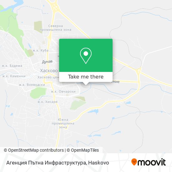 Агенция Пътна Инфраструктура map