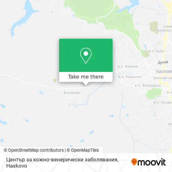 Карта Център за кожно-венерически заболявания
