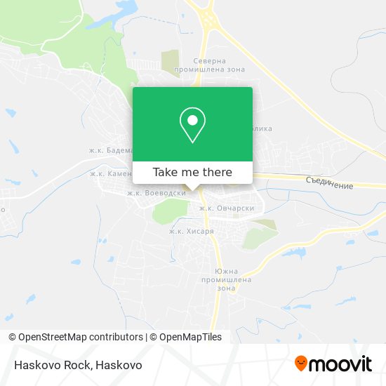 Haskovo Rock map