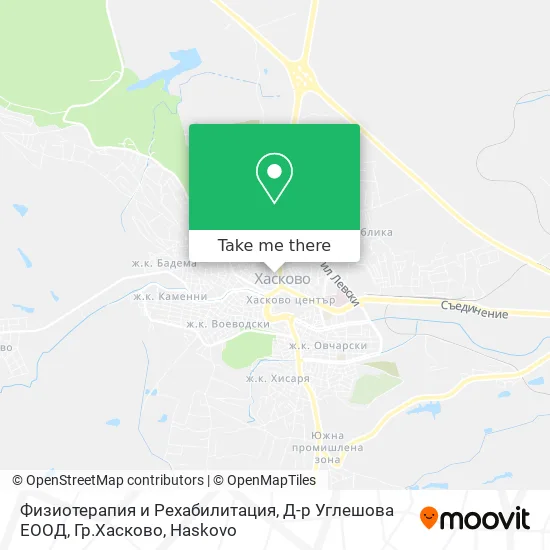 Физиотерапия и Рехабилитация, Д-р Углешова ЕООД, Гр.Хасково map