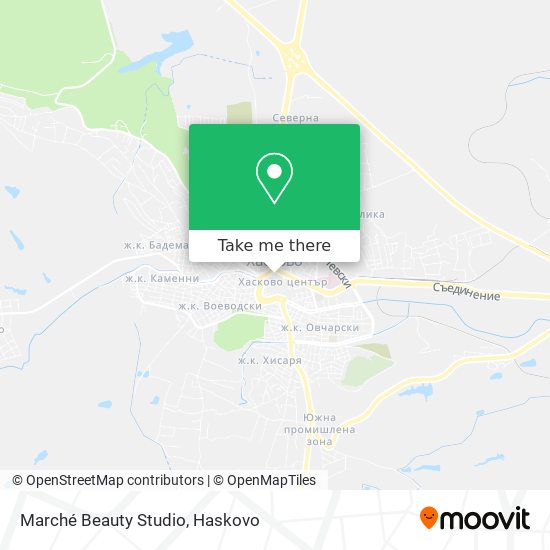 Marché Beauty Studio map