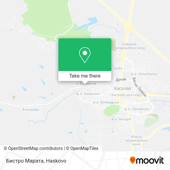 Карта Бистро Марата