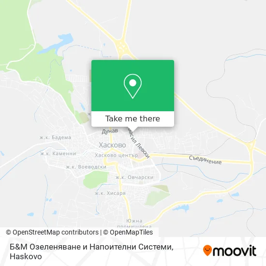 Б&М Озеленяване и Напоителни Системи map