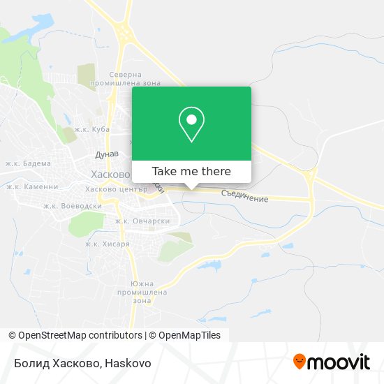 Болид Хасково map