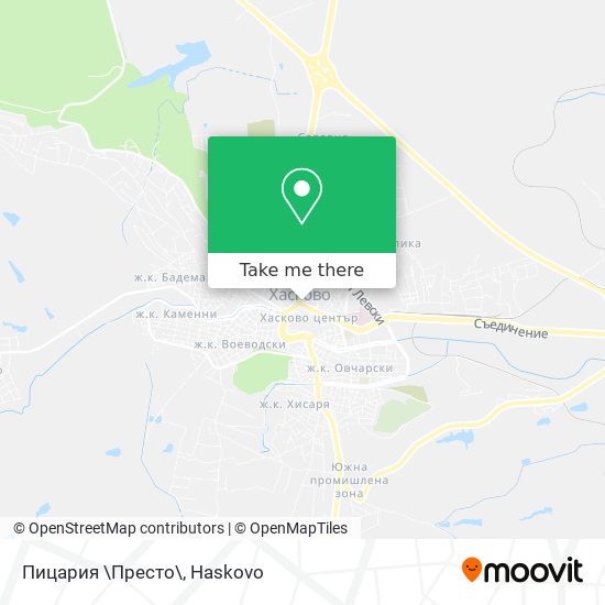 Пицария \Престо\ map