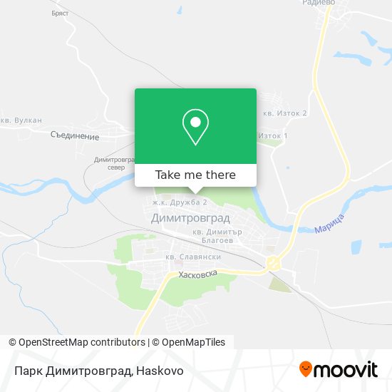 Парк Димитровград map