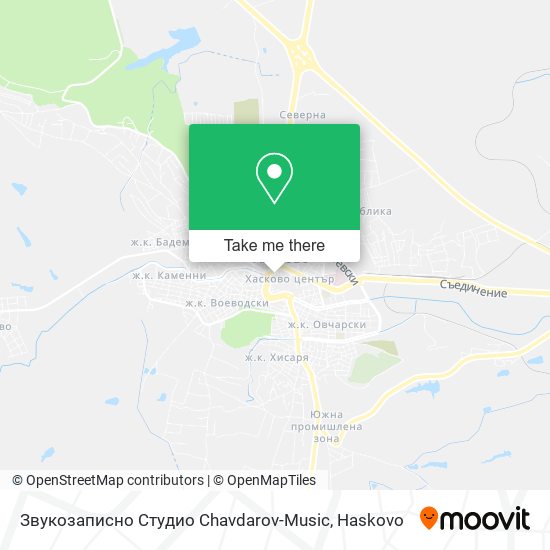 Звукозaписно Студио Chavdarov-Music map