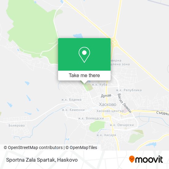 Sportna Zala Spartak map