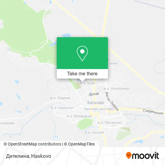 Карта Детелина