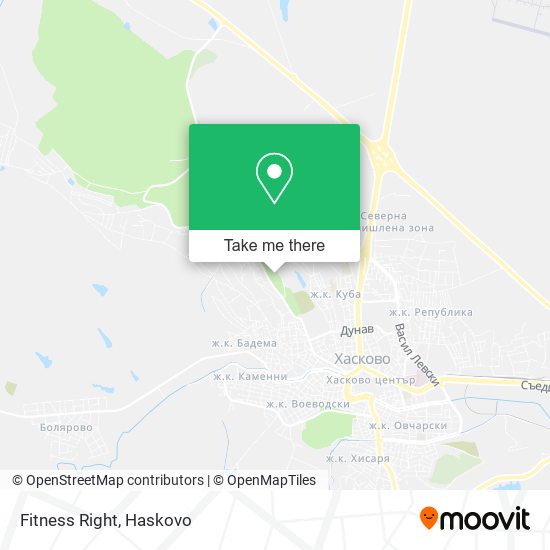 Fitness Right map