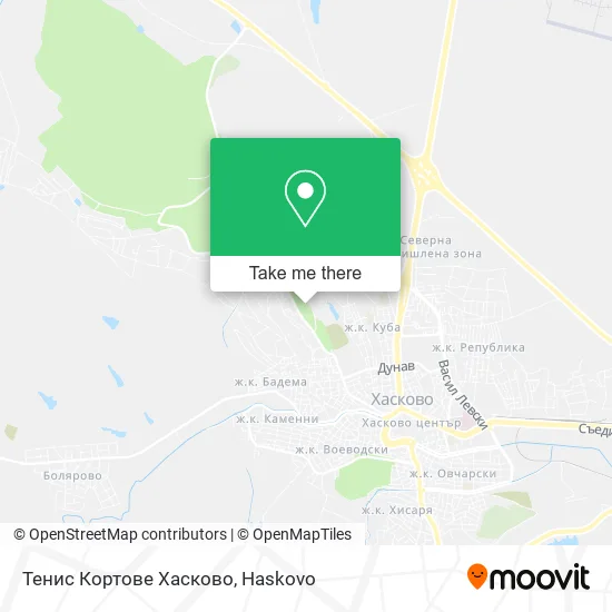 Тенис Кортове Хасково map