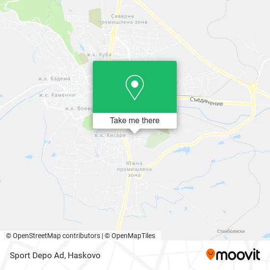 Карта Sport Depo Ad