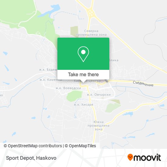 Sport Depot map