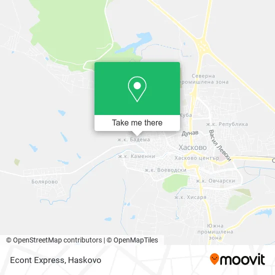 Карта Econt Express