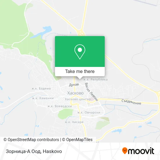 Карта Зорница-А Оод