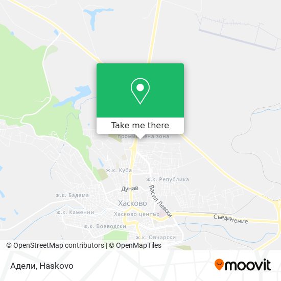 Адели map