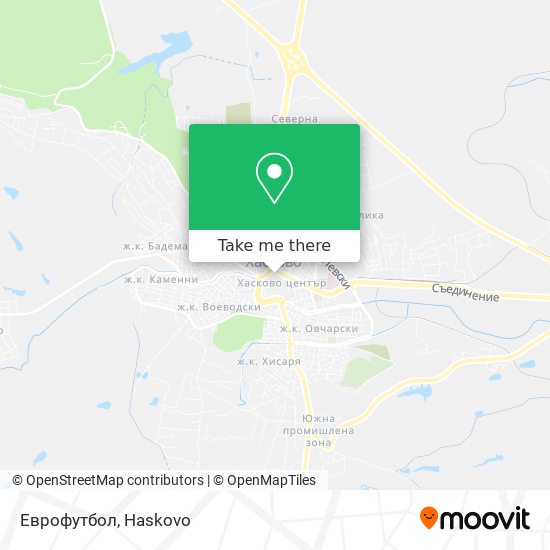 Еврофутбол map